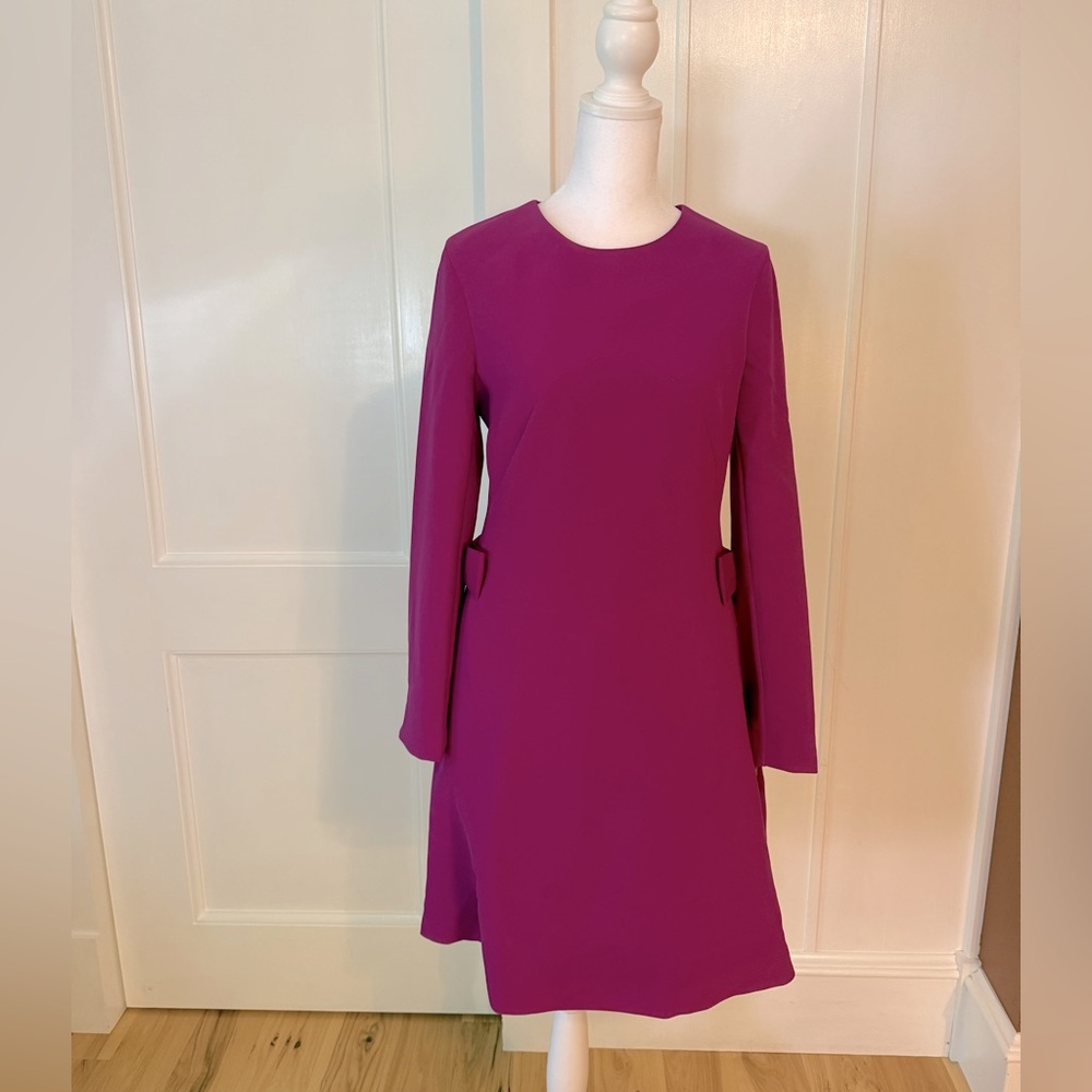 Ted Baker Fuchsia Long Sleeve Dress
